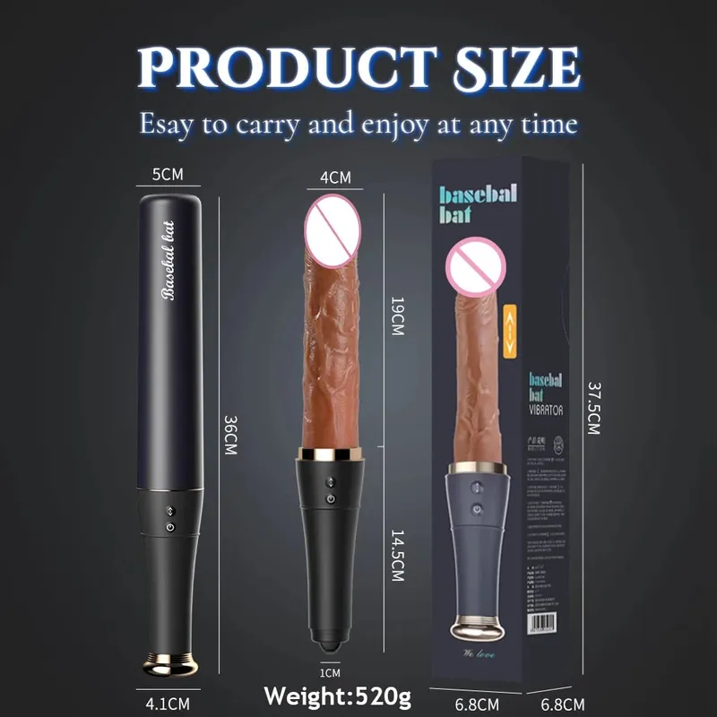 Ρεαλιστικός δονητής ώθησης Dildo 19cm για γυναίκες Διεγέρτης πρωκτού κόλπου Θέρμανση Αυτόματος τηλεσκοπικός αυνανιστής σεξουαλικά παιχνίδια για ζευγάρι — image 6