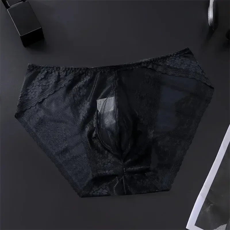 Lace Men's Underwear Ice Silk Calzoncillos Hombre 3D Convex Bag Adults 18 Plus Size Sexy Lingeries for Man Tangas Japonesa New 3256812281031515 — image 5