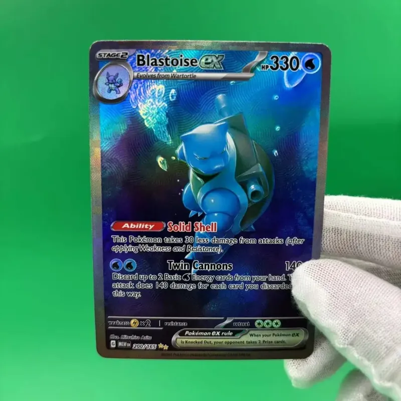 P Collection Cards Mew ex Umbreone Blastoise DIY Self Made Single Card Classic Game Cards Anime Gift Toy — image 12