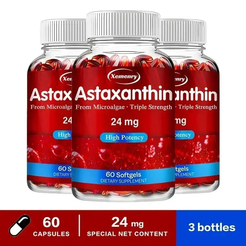 Astaxanthin 24 Mg - Promotes Cardiovascular Health Accelerates Metabolism Maintains Eye Joint and Skin Health Antioxidant — image 11