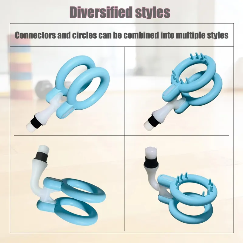 Men's Vibrating Masturbator Massage Gun Head Soft Silicone Attachments Adult Sexual Products Male Sex Toy Fascia Gun for Penis — image 4