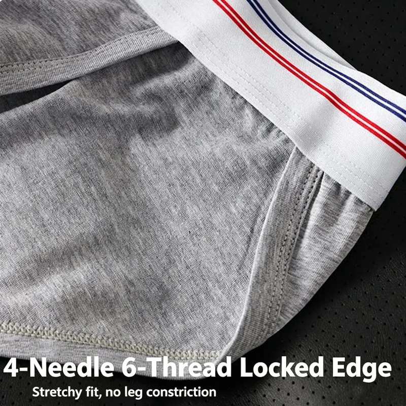 Men's Underwear Men Sexy Briefs Jockstrap Pouch Cuecas Man Cotton Panties Thongs Mesh Underpants Gay Slip Homme Srting — image 5
