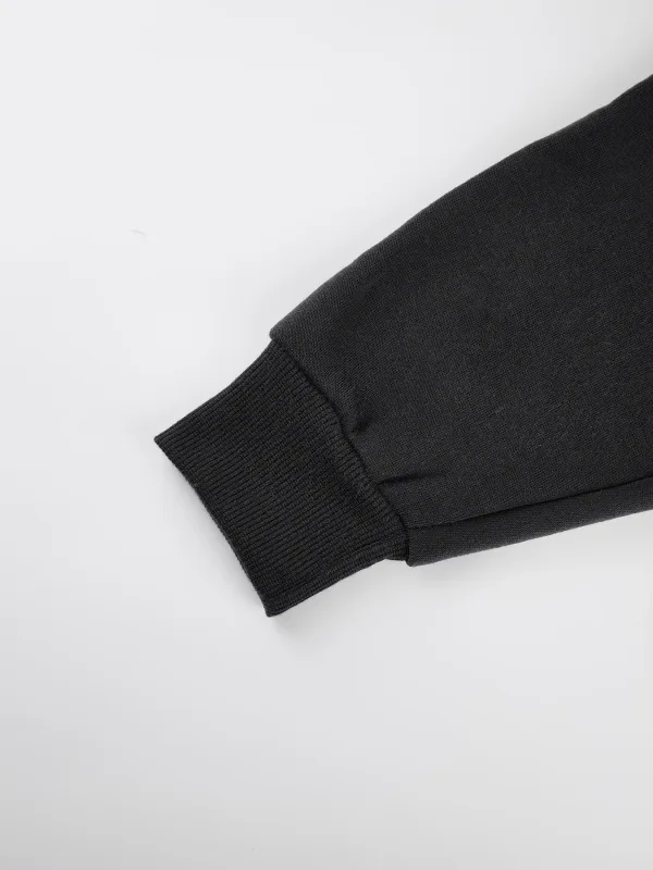Was für eine süße kleine schwarze Katze, die ein Messer hält. Männer Hoodie Street Fleece Hoody Hipster Herbst Sweatshirt Hip Hop Kleidung Frau — image 2