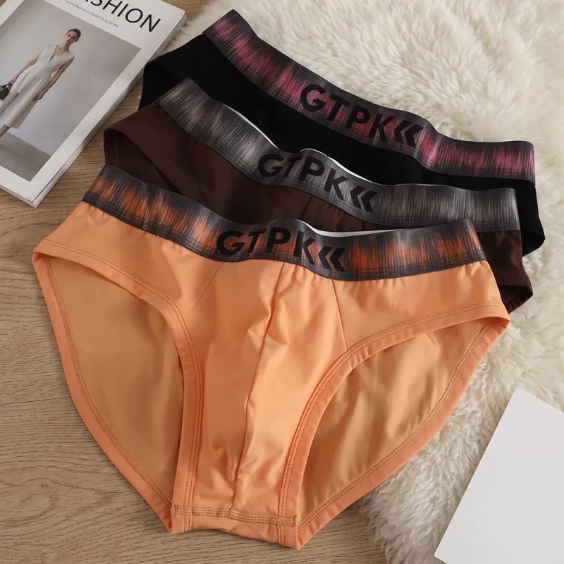 1/3PCS 95% Cotton Soft Comfortable Lingeries for Man High Stretch Men's Underwear Breathable Antibacterial 3D Mesh Pouch Briefs — image 19