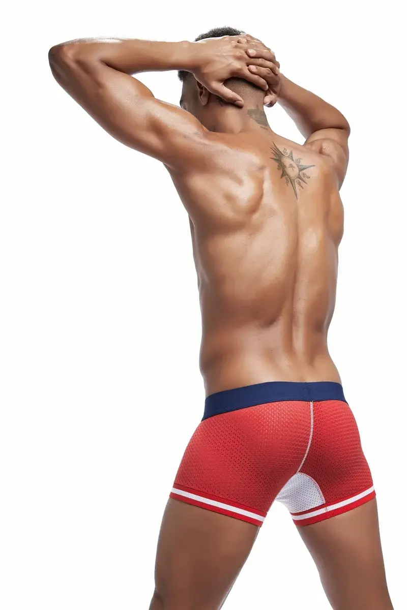 Jockmail Men Boxer Mesh Underwear Breathable Comfortable Soft Comfortable Sports Shorts Adult Man Panties Clothing Lingerie — image 15
