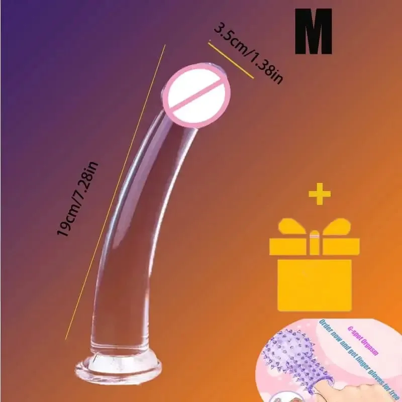 Transparent Realistic Dildo Strong Suction Cup No Vibrator Women Masturbator Anal Realistic Dick Sex Toys For Women Sex Shop 18