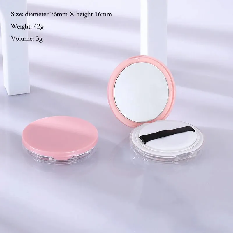 10 Miếng Combo Giá Bán Siêu Siêu Mỏng 5G Trang Điểm Bao Bì Loose Powder Setting Powder Case Với Puff