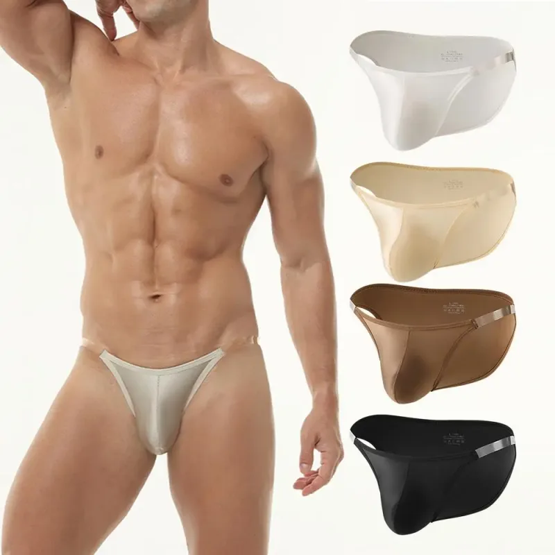 Men Underwear Erotic Mini Thong Panties Man T-Back Knickers Low Waist Bikini Briefs Ultra Thin Lingerie Hombre Underpants — image 4