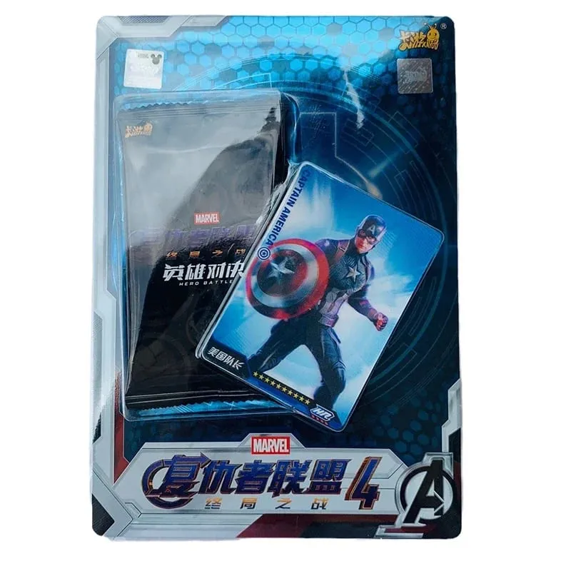 Tunay na Card Heroes Duel Card Competitive Version Iron Man Thor Captain CR America Collection Card Mga Laruan — image 10