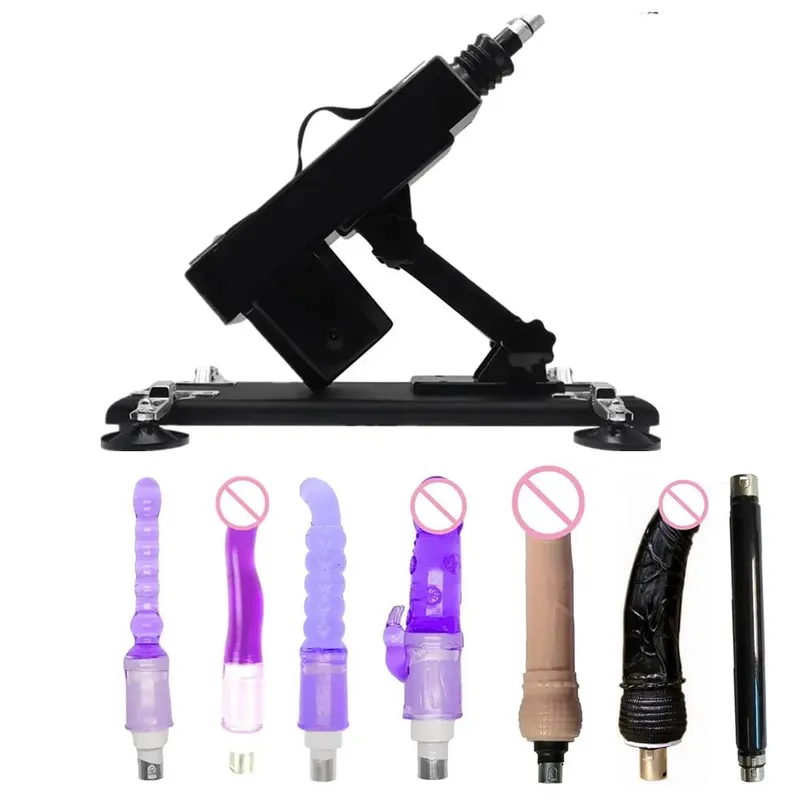 Strong Motor Automatic Vibartor Sex Machine with Dildo Attachments Adjustable Gun Love Machine Sex Toys for Man Women Adult Game — image 10