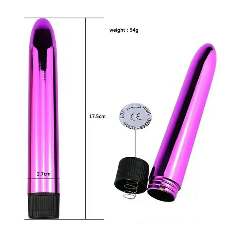 Silver Seducer Classic Vibrator 6 In GSpot Seducer maszturbáció csikló stimuláció felnőtt szexjáték nőknek Anális dugó vibráló