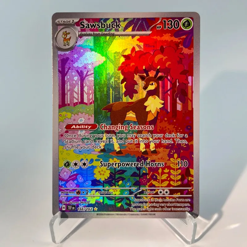 כרטיסי פוקימון 151 PKM PTCG3-D Bulbasaur Squirt Rainbow Gengar לשעבר Holographic Ex GX Rare Collection מתנות צעצועי קרב לתחביבים
