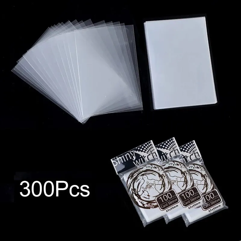 Bộ 100-500 Thẻ Tay Trong Suốt Trong Suốt Bảo Vệ Thẻ Giá Đỡ Cho Bảng Chơi Trò Chơi ID Giao Dịch Thư Mục Ảnh túi — image 14
