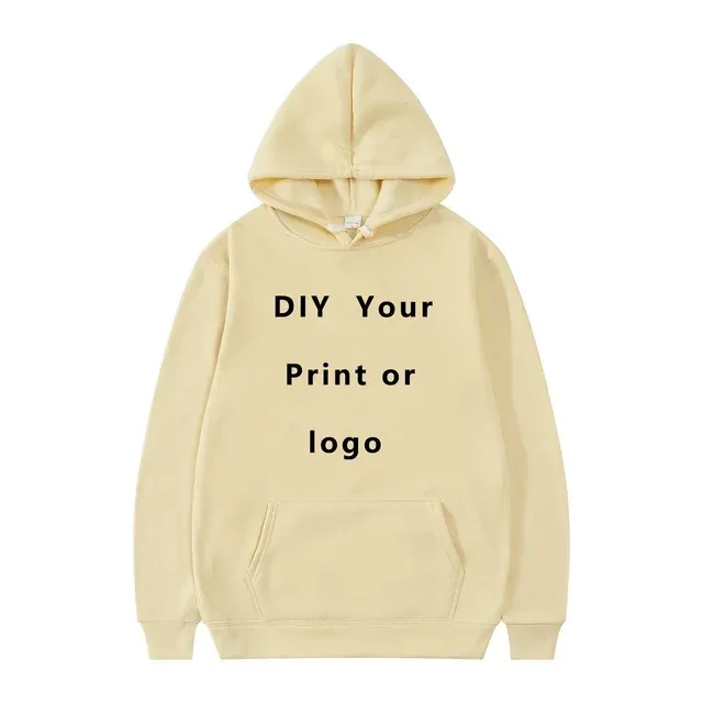 2024 homme femme décontracté personnalisé imprimé texte sweat à capuche bricolage Logo personnalisé personnalisé sweat à capuche personnalisé texte Logo sweat