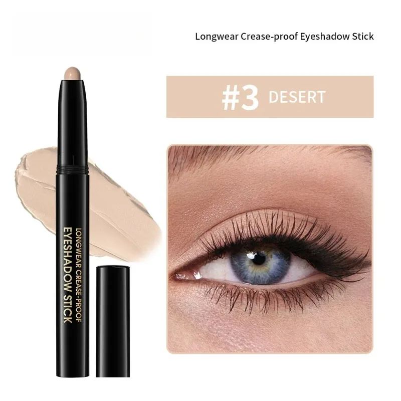 6 Χρώματα Eyeshadow Pencil Stick Shimmer And Matte Waterproof Metallic Glitter Eye Shadow Highlighter Pencil Eyeshadow Cosmetics — image 8