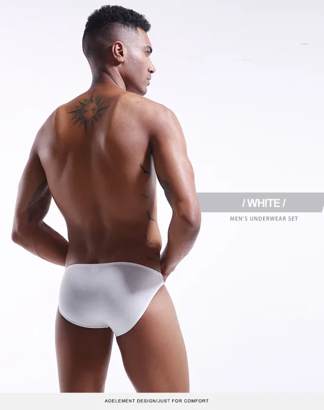 Intimo da uomo, pantaloni a triangolo piccolo da uomo, U convesso, mutande laterali strette e modali sottili elasticizzate sexy a vita bassa — image 20