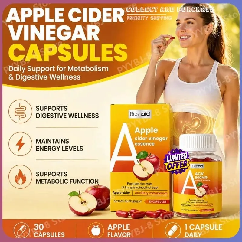 30 Κάψουλες Μηλόξυδο με L-Carnitine Energy Maintenance Green Tea Extract (85% Κατεχίνες) για Υποστήριξη Υγείας