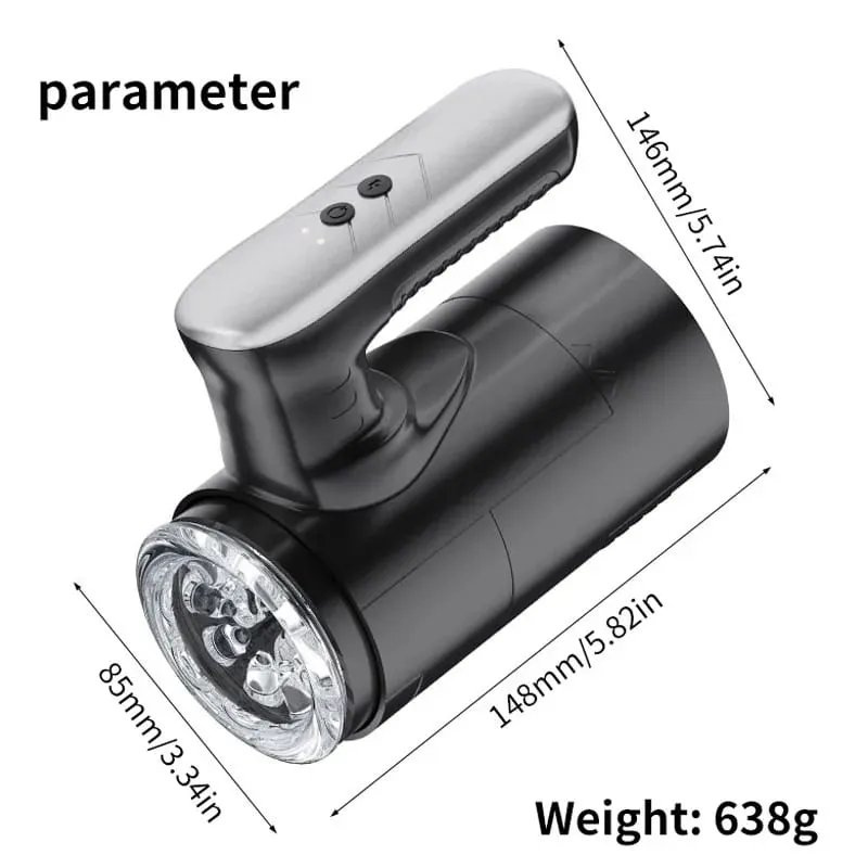 Masturbator for Men Automatic Telescopic Silicone Vagina Blowjob Oral Pussy Stimulator Sex Games Είδη για ενήλικες — image 10