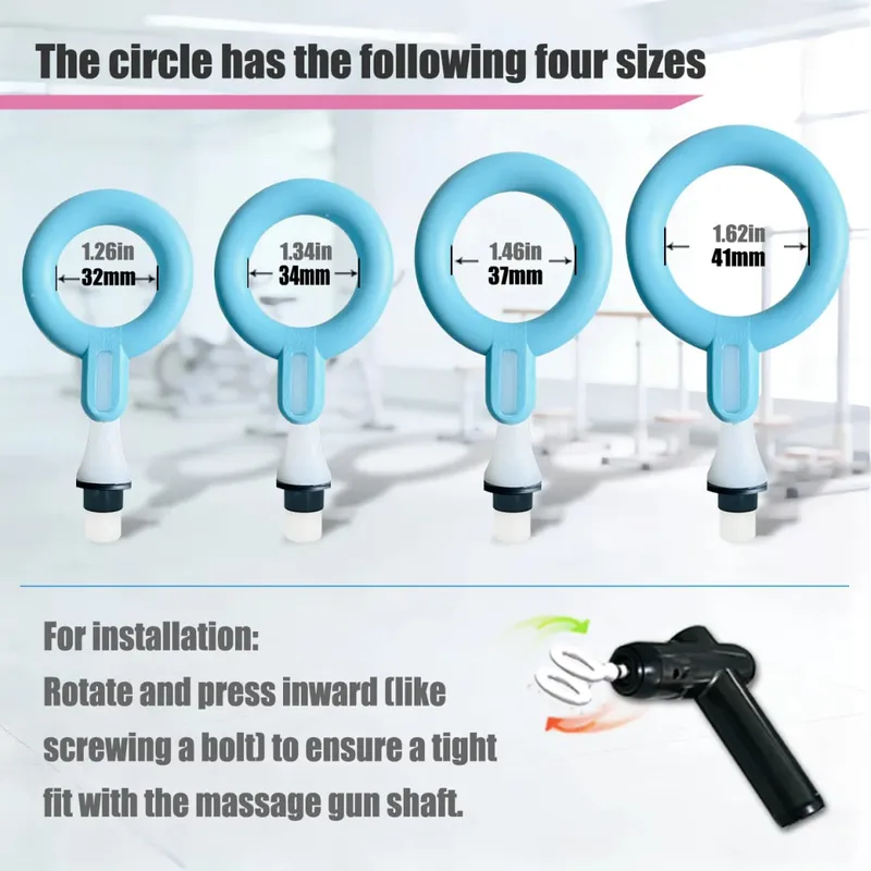 Men's Vibrating Masturbator Massage Gun Head Soft Silicone Attachments Adult Sexual Products Male Sex Toy Fascia Gun for Penis — image 6