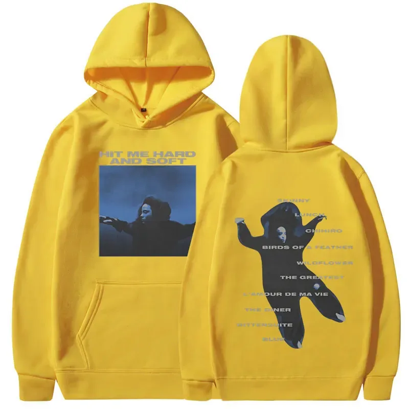 Hit Me Sert ve Yumuşak 2024 Tur Kapüşonlu Erkek Kadın Moda Vintage Harajuku Sweatshirt Uzun Kollu Büyük Boy Kazak Hayranları Hediye — image 8