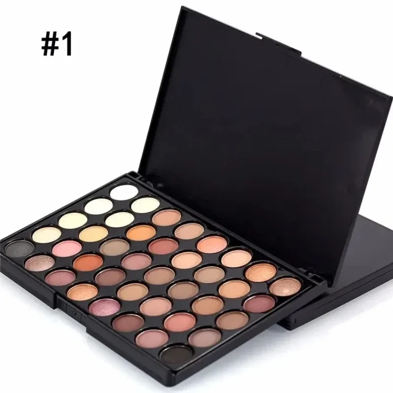 Pearlescent 15/40 Color Eyeshadow Palette High Saturation Eye Shadow Plastic This European American Hot Selling Spot Earth Color — image 5