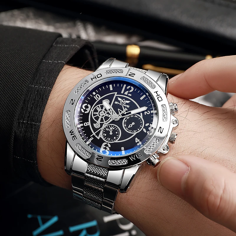 2024 New Arrival High Quality Men Quartz Watch Fashion Casual Big Dial Men's Analog Wristwatch — image 1