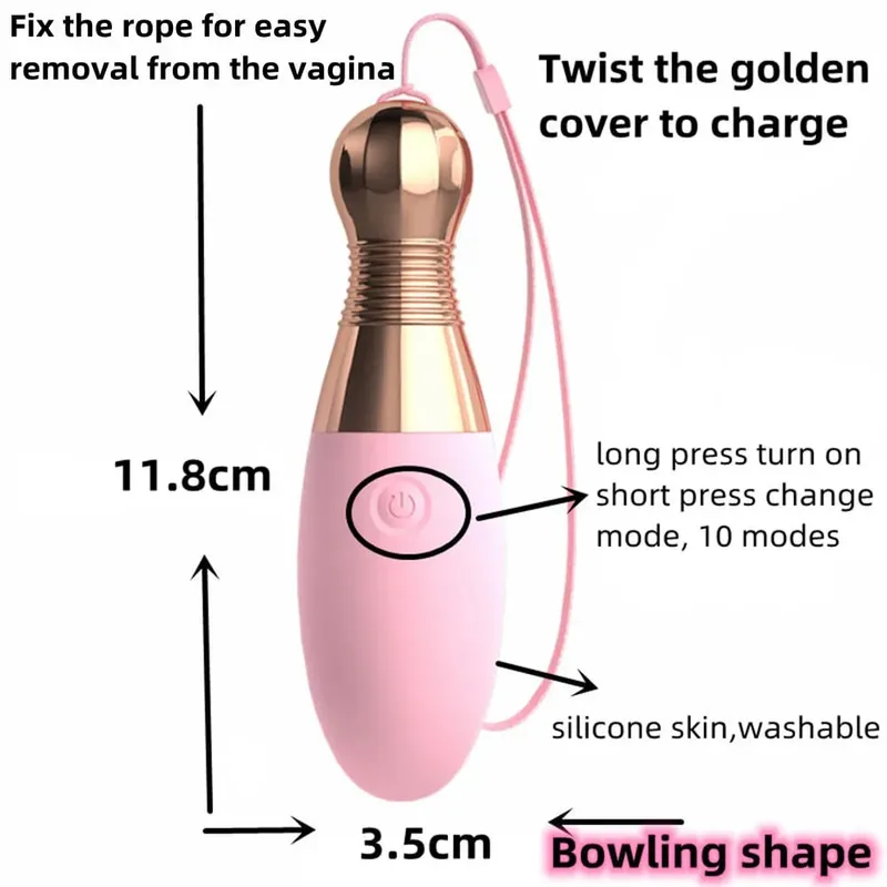 Wand Massager Jumping Egg Bullet Vibrator G-spot Nipple Clitoris Stimulator Adult Sex Toys for Women Dildo Masturbator Sex Shop — image 7