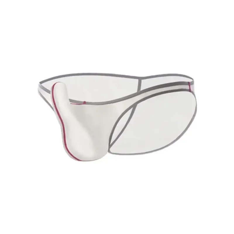 50G palm style men's underwear triangle with ice silk ultra-thin transparent small style upward tight fitting A838 — image 3