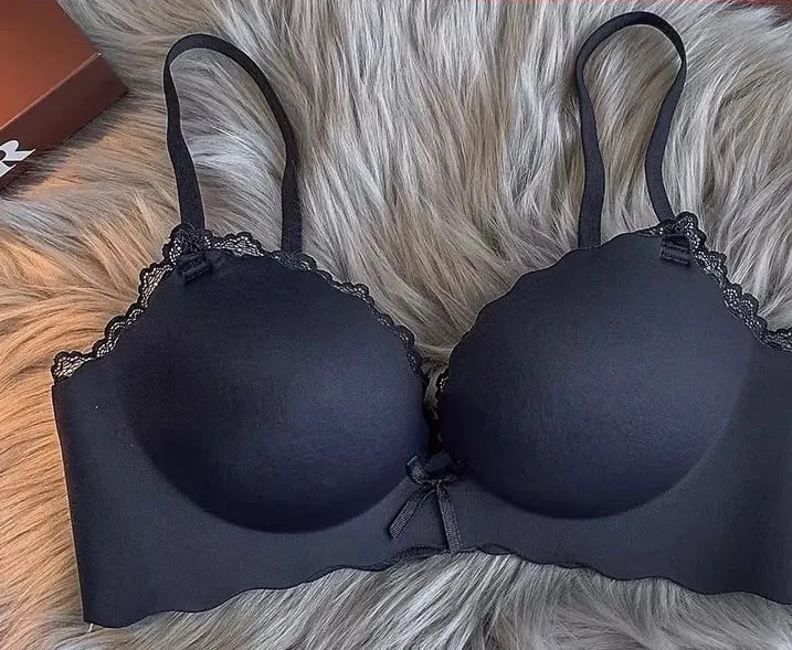 Hot Selling Γυναικεία Push Up Σετ σουτιέν Αδιάλειπτη Ασύρματη Στήριξη Άνετα Εσώρουχα S-XL για Νεαρές Γυναίκες Μαλακά καθημερινά ρούχα — image 12