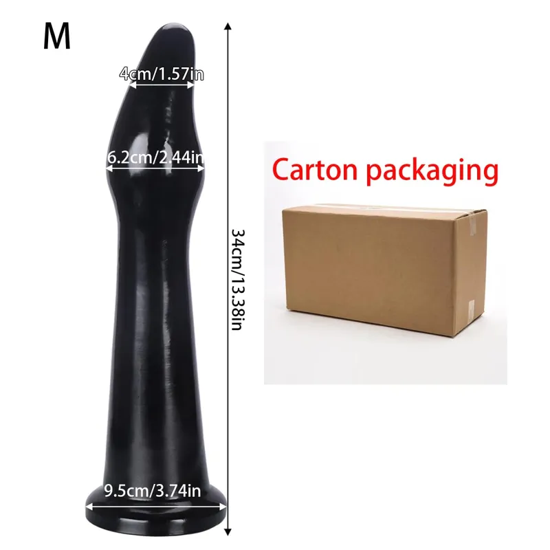4 Μεγεθών Long Anal Plug Big Anal Dialator Dildo Huge Long Large XL Πρωκτικό βύσμα Εκπαίδευση Expansion Butt Plug Παιχνίδια σεξ για γυναίκες ομοφυλόφιλοι — image 8