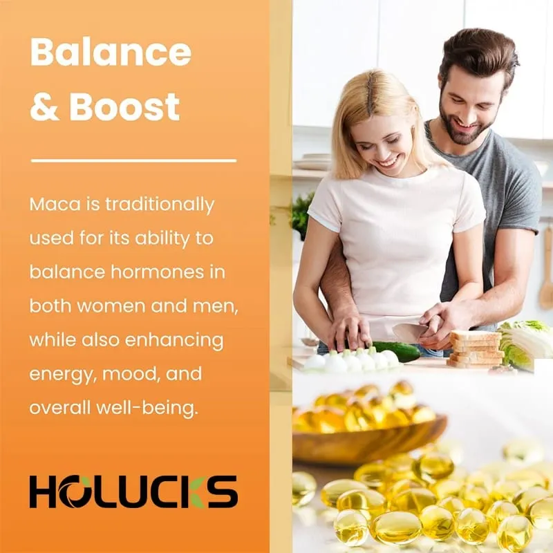 Βιολογικές κάψουλες Maca Root 2100mg με Μαύρο Πιπέρι Υποστηρίζει Ενεργειακή Αντοχή Διάθεση Αναπαραγωγική Υγεία & Ζωτικότητα — image 3