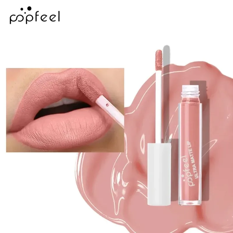 Punk Matte Zwarte Vloeibare Lipstick Waterdichte Langdurige Party Lipgloss Persoonlijk Fluwelen Naakt Lip Tint Halloween Lippen Make-up — image 8