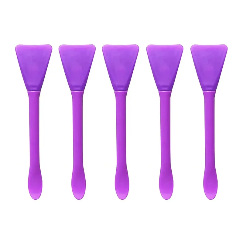 5pcs Silicone Face Mask Brushes Makeup Spatula Applicator Skincare Spatula Lotion Face Cream Applicator Spa Makeup Tools