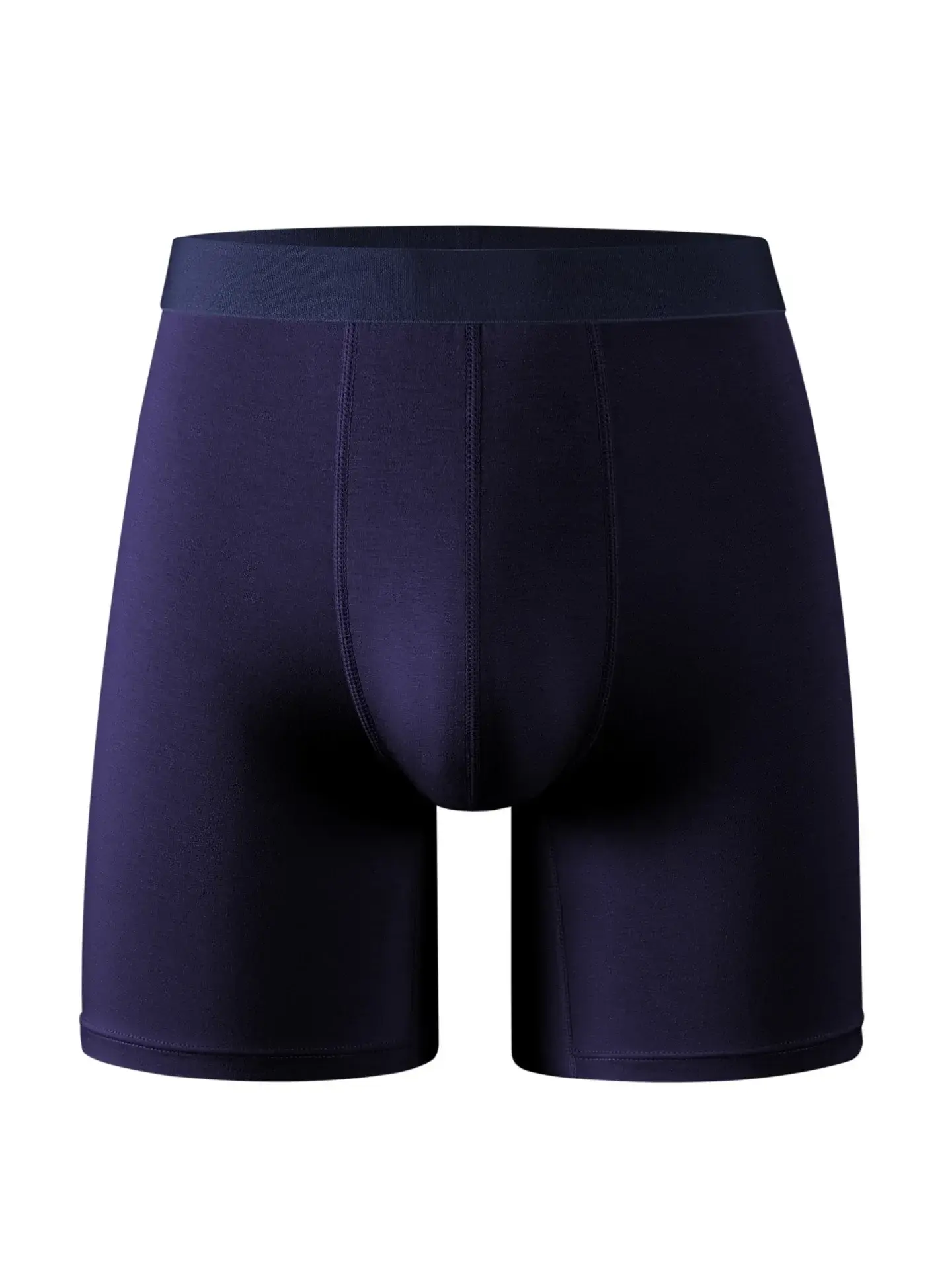 5pcs 95% Bamboo Fiber 5% Spandex Men's Length Long Leg Boxer Classic Design Comfortflex Waistband Underwear Man Sports — image 8