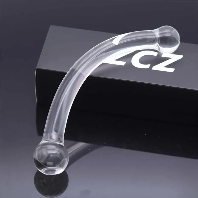 Crystal Glass Anal Plug Dilator Dildo Prostate Massager Butt Plugs Anus Stimulator Adult Products Sex Toys for Women Men — image 2