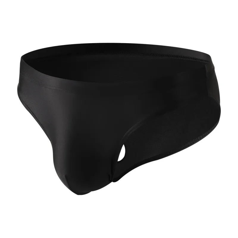 3pcs Men's Ice Silk Briefs Underwear U Pouch Low Waist Ropa Interior Hombre Bikini Mens Slips Cuecas Sissy Panties for Male