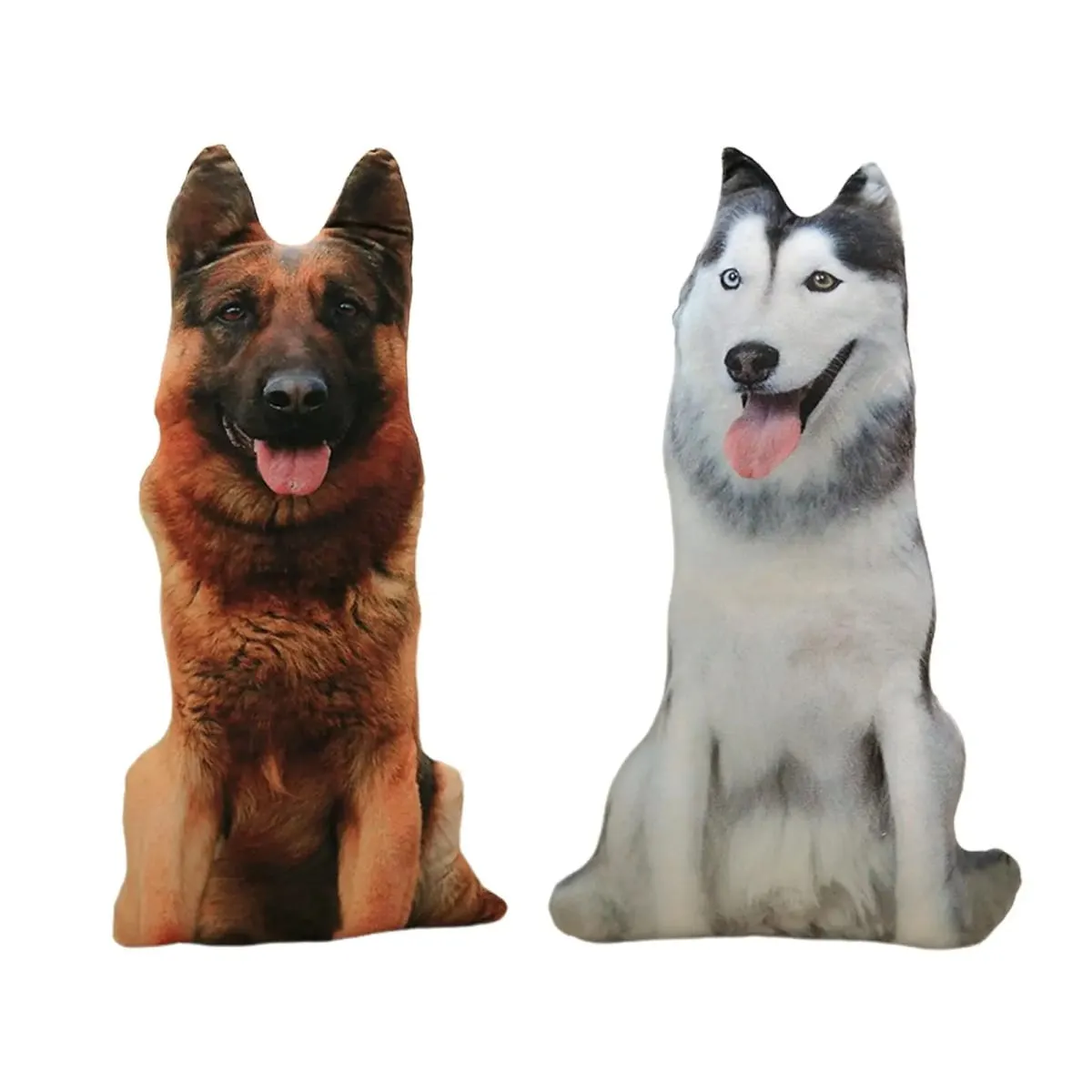 3D Dog Throw Pillow Μαξιλάρι για ριχτάρι ζώων για καναπέ-κρεβάτι γραφείο