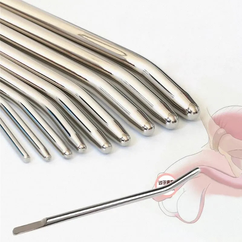 Adult Sex Toys For Men Penis Plug Stretching Male Private Goods Smooth Head Stainless Steel Catheters Urethral Sounds Dilators — image 1