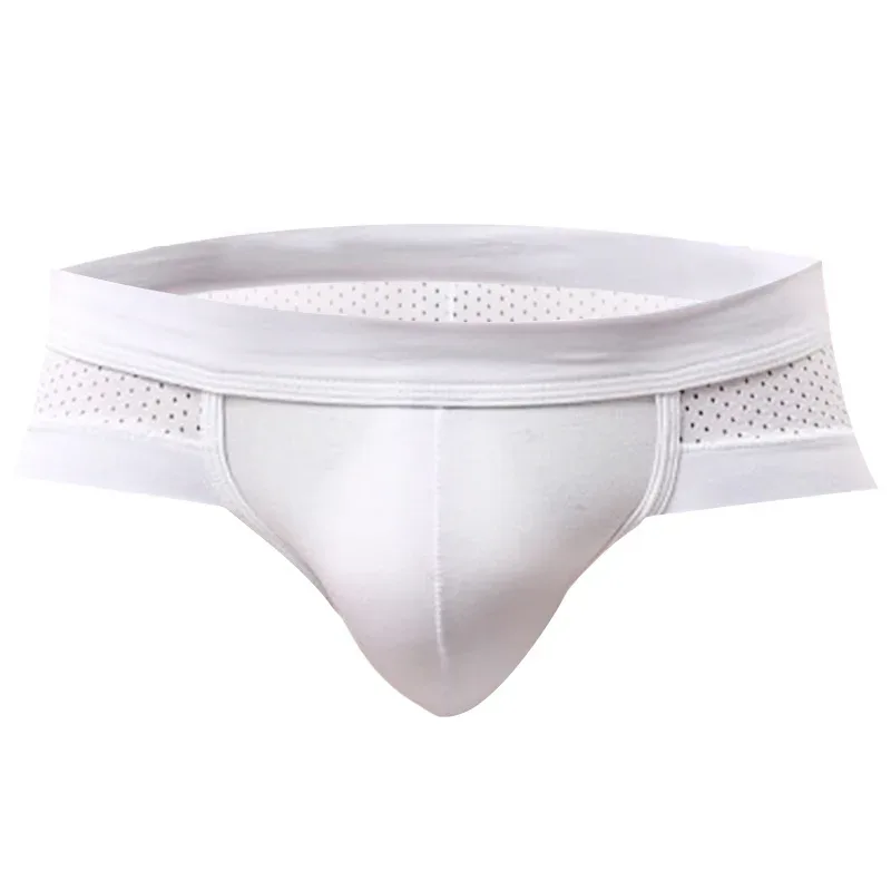 Solid color Sexy Mesh Leisure Motion Boys' Underwear Low-waisted No trace Quick Drying Fashion Cool and Refreshing Underpants — image 12