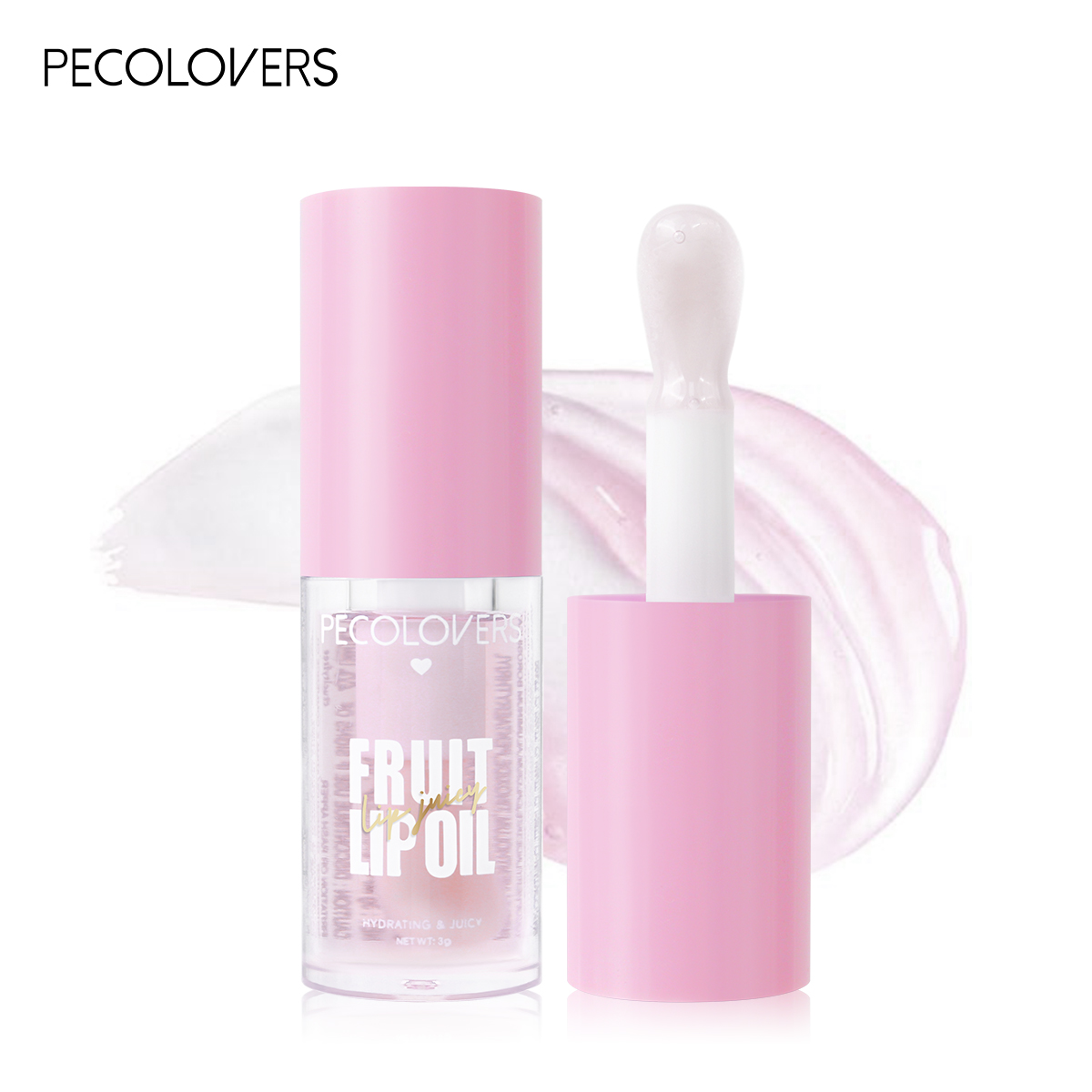 Glitter Plumping Lip Gloss Jelly Strawberry Moisturizer Fruit Lip Oil Διαφανές Fullness Lip Tint Gel μαλακό σωλήνα Μακιγιάζ LipCare — image 8