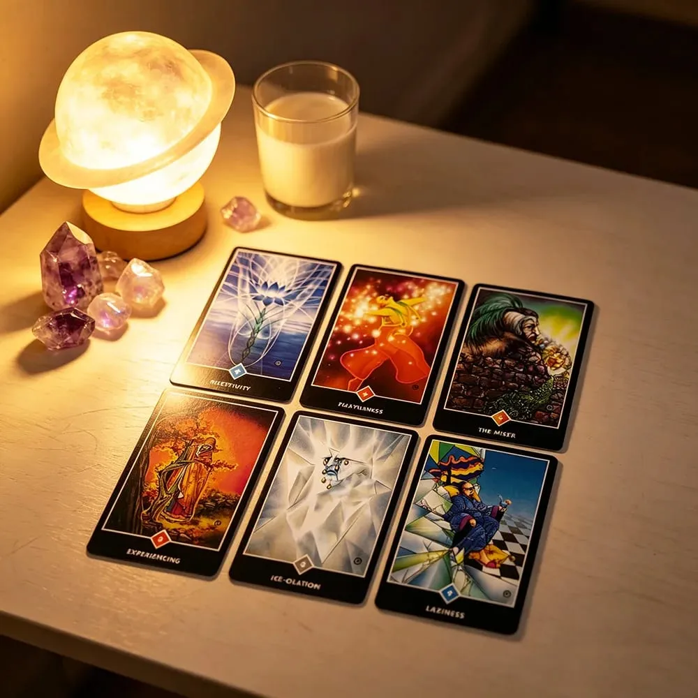 Osho Zen Tarot Cards 79Pcs English Version Divination Board Game Cards Game – Mindfulness & Meditation Deck for Spiritual Growth