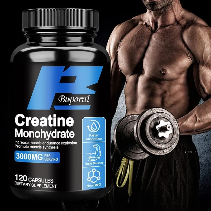Creatine Monohydrate - Promote Muscle Growth Relieve Fatigue Improves Performance