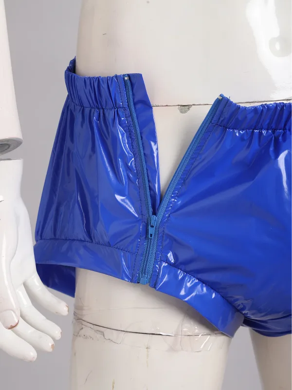 Cuecas de capa de fralda para adultos, cuecas laváveis para incontinência urinária, roupa íntima adaptativa para idosos acamados — image 7