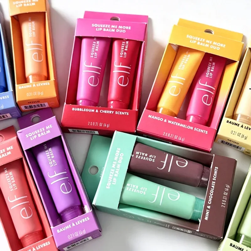 E.l.f Squeeze Me More Lip Balm Duo Lip Gloss Mango-Καρπούζι Τσίχλα-Κεράσι μέντα-Σοκολάτα Δίχρωμο Σετ με 3 Συνδυασμούς — image 3
