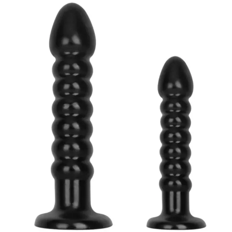 Consoladores con tapón Anal enorme estimulan el ano, la vagina, tapón Anal, pene grande, masaje de próstata, dilatador Anal con ventosa, Juguetes sexuales, masturbador 18