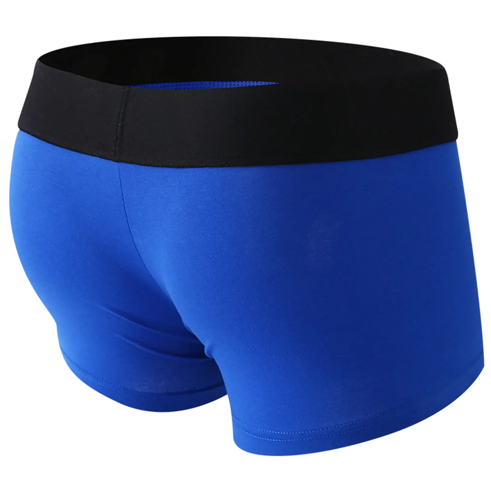 Men's Boxers Front Hole Pouch Underwear Silicone Cockring Sexy Boxershorts Wide Waistband Cotton Underpants Hollow Out Lingerie — image 9