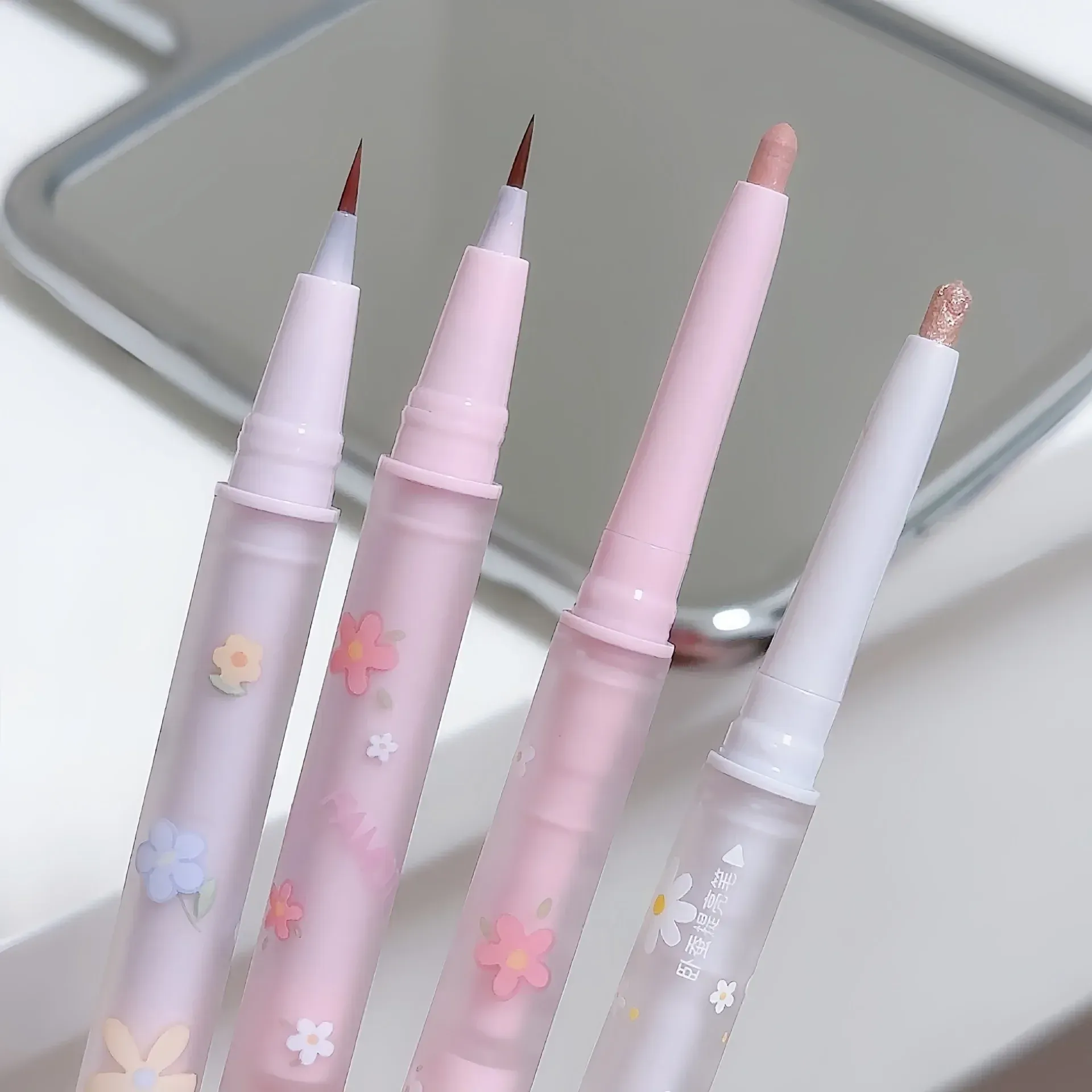 Double Head Aegyo Sal Eyeliner Liquid Pababa Sa Shadow Pencil Eye Highlighting Eyeshadow Stick Natural Big Eye Makeup Gel Pen