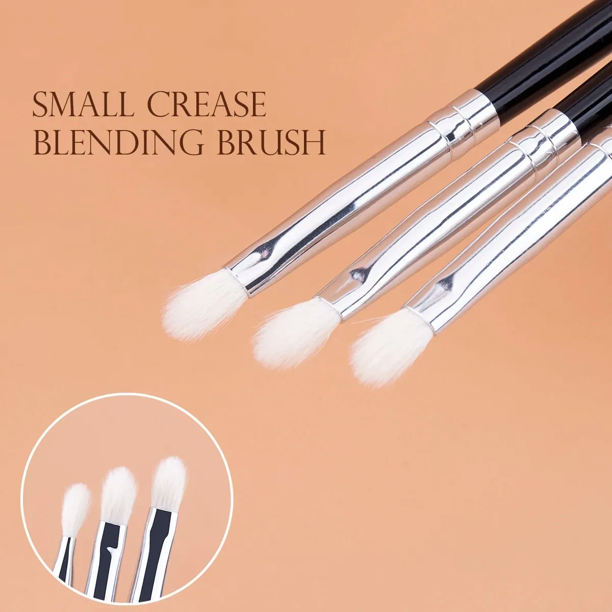 Eyeshadow Blending Brush Τρίχα κατσίκας 100% Small Crease Blending Makeup Brushes Precise Eye Shadow Blending Brush Makeup — image 2