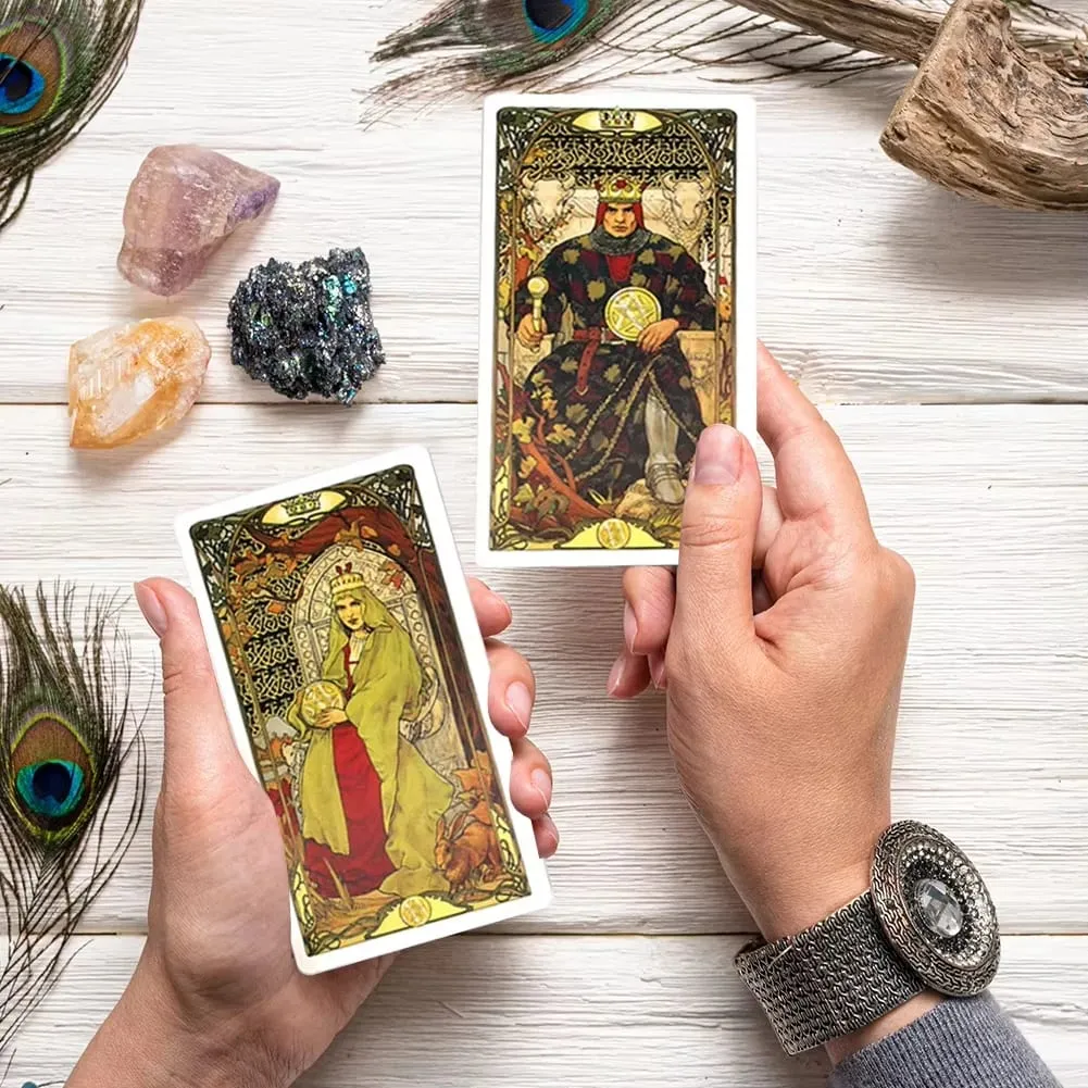 Hot Sell Rider Waite Tarot Card Divination Personal Use Tarot Deck Full English Spanish Version Oracles Deck for Girl Board Game