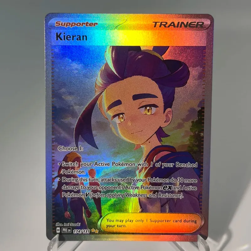 Prismatic Evolutions PKM Cards PTCG5-A GX Rainbow Umbreon Sylveon Leafeon ex Rare Collection Battle Toys Δώρα για χόμπι — image 37